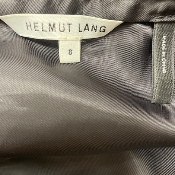 Helmet Lang Black Lamb Leather and Fringe Skirt EUC - Picture 13 of 14